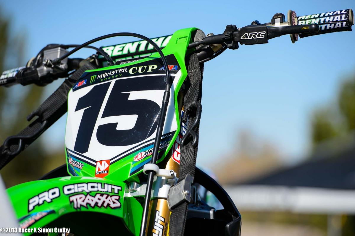 Dean Wilson's #15 Pro Circuit Kawi