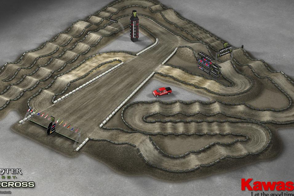 Anaheim 1 Animated Track Map