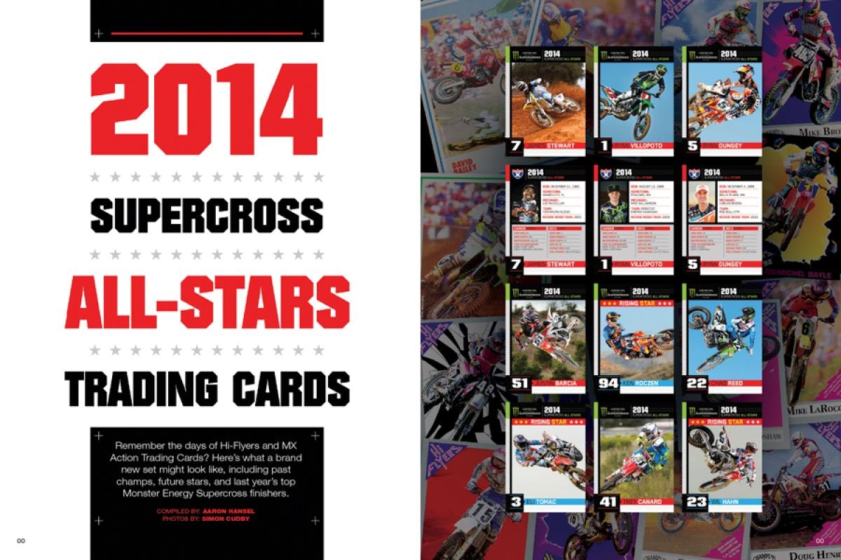 2014 SUPERCROSS ALL-STARS TRADING CARDS