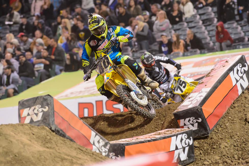 Weston Peick matched a career high in Anaheim. 