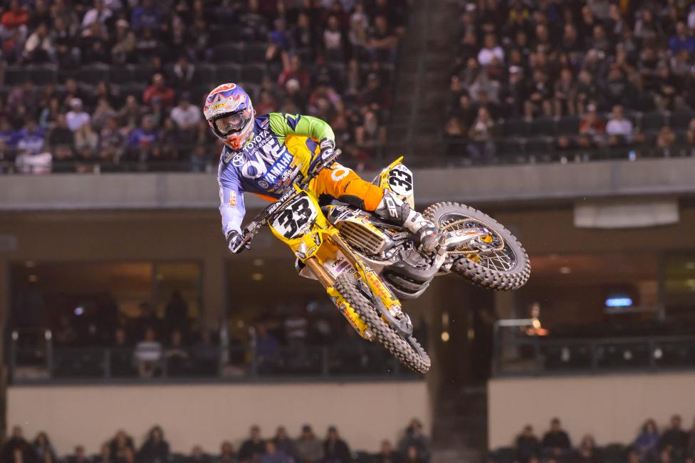 Josh Grant is dealing with a hurt shoulder but will race in Oakland.  