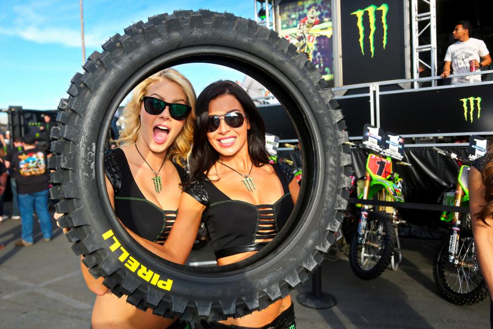 Pirelli is the official tire sponsor of Monster Energy Supercross. 