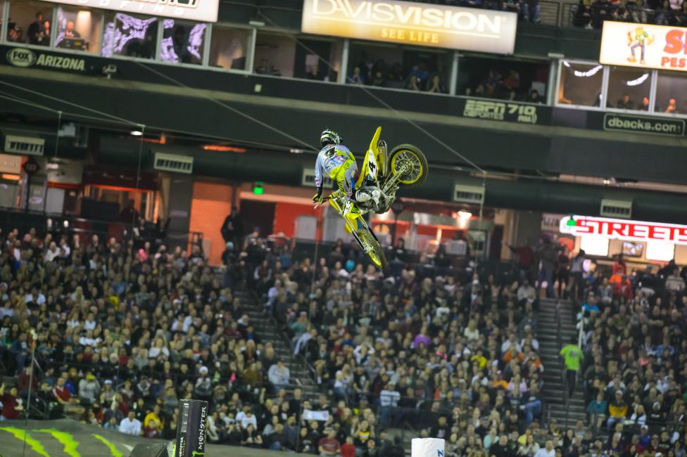 No whips for the GOAT in Oakland. He will be in Greensboro for Amsoil Arenacross.