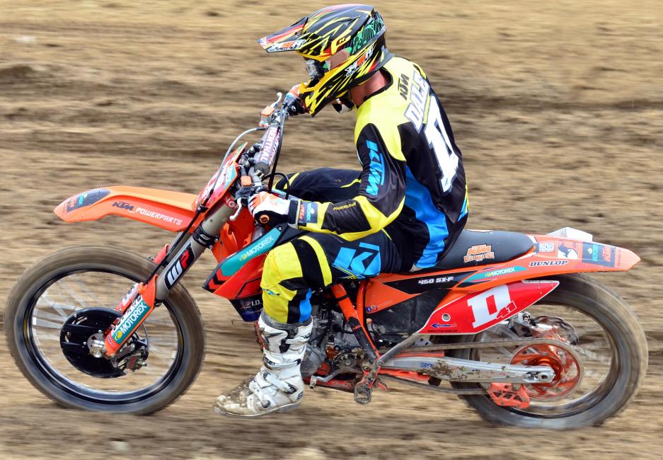 Ford Dale finished fourth overall in MX1. 