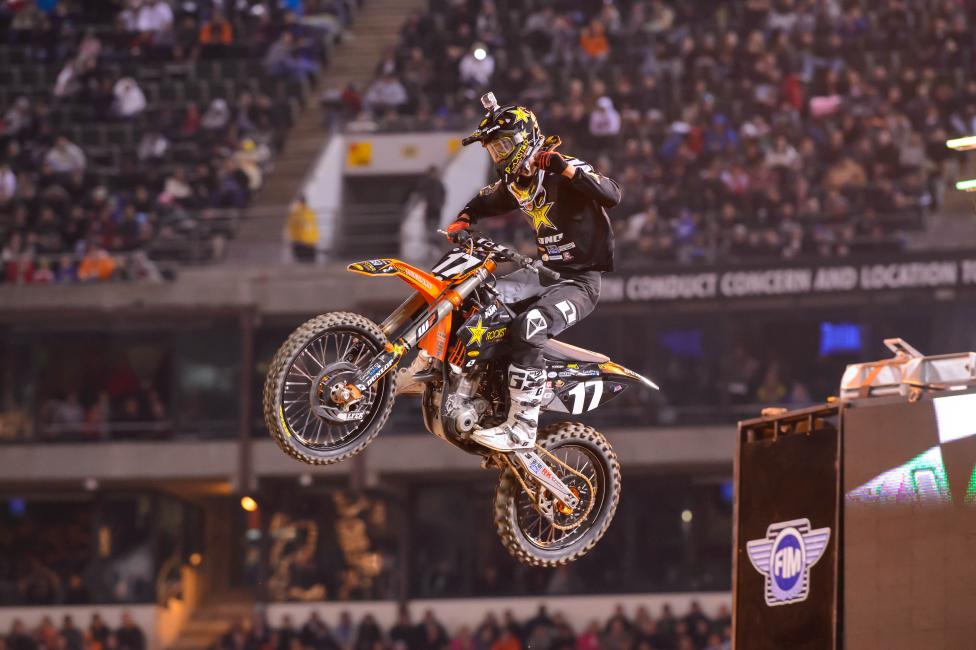 Jason Anderson claimed another dramatic win in Oakland—his third of the season. 