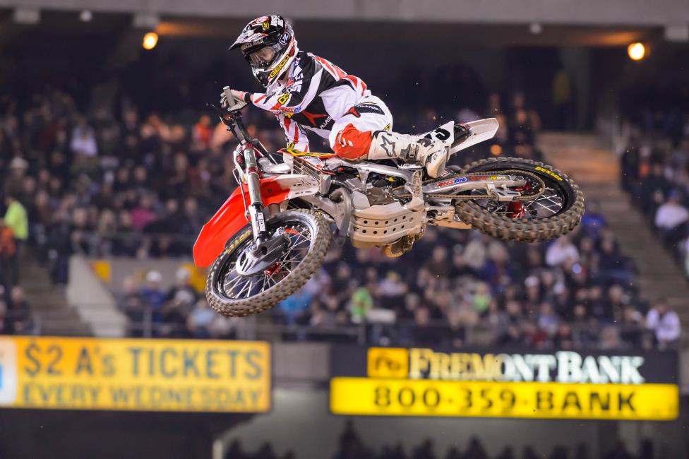 Wil Hahn was the first to pull the trigger on the quad in Oakland. 