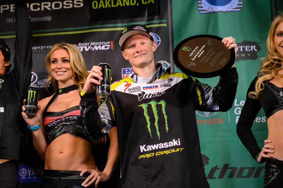 Hill would capture his first career podium following a third.  