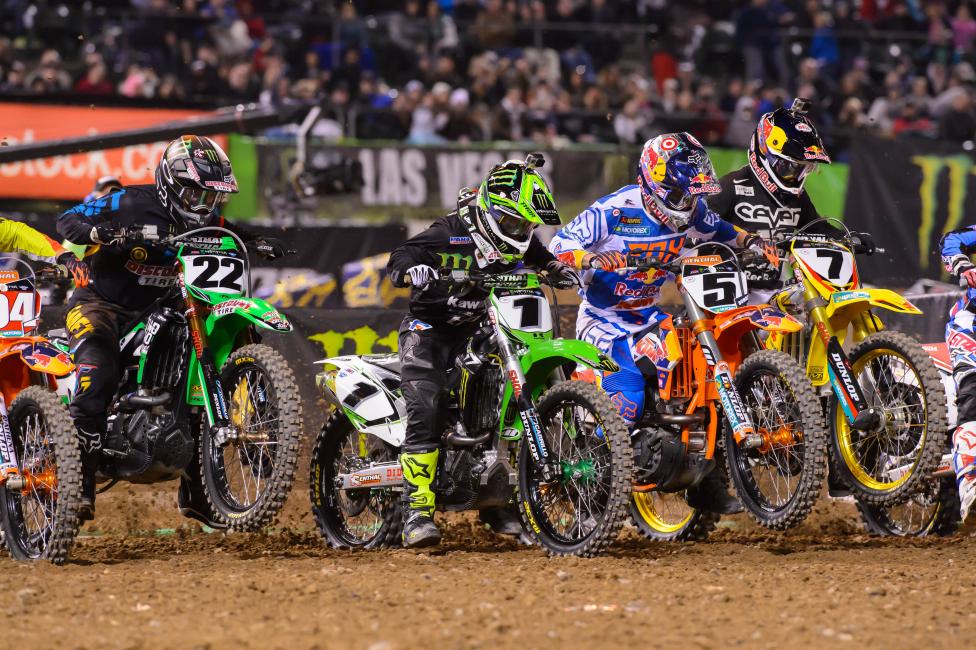 Ryan Villopoto became the first two-time 450SX winner in 2014 at Oakland. 