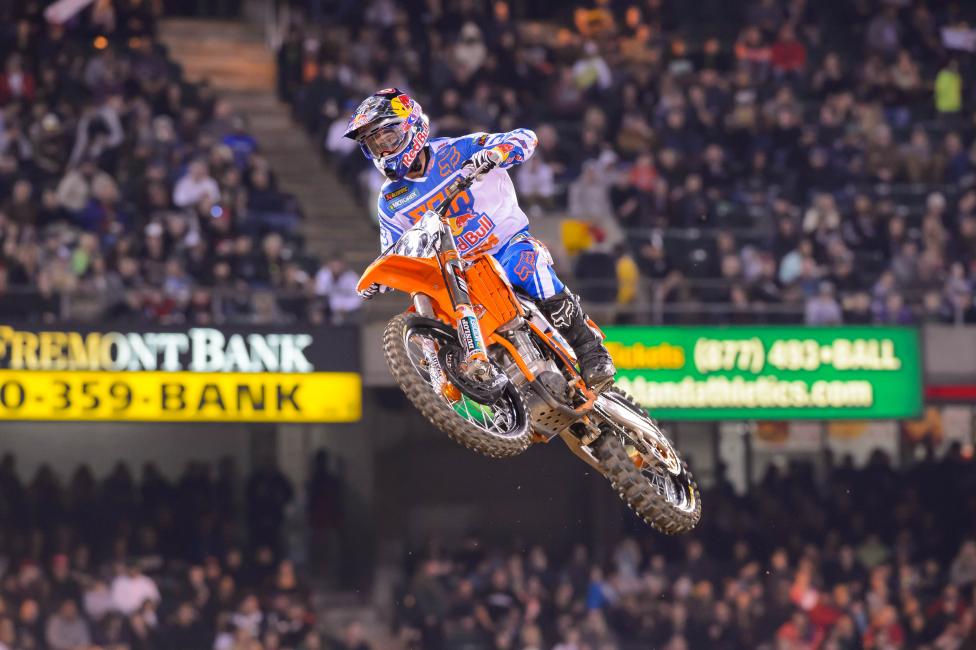 Ryan Dungey is still looking for his first win of the season. 