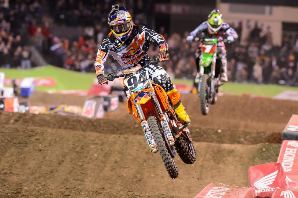 Ken Roczen finished second behind Chad Reed. 