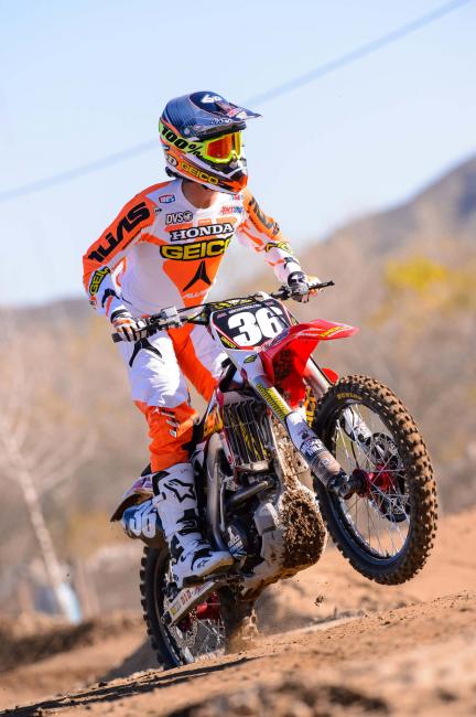 Wharton returns to GEICO Honda following two years with Rockstar Energy Racing.  