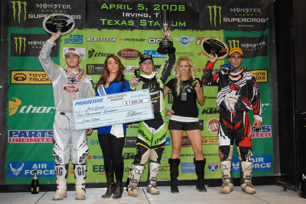 Flashback to the 2008 East Region podium in Dallas.  