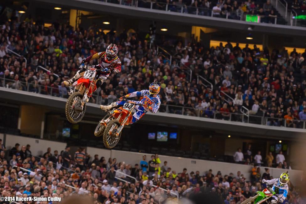 Barcia and Roczen had different opinions on what took place in the main 