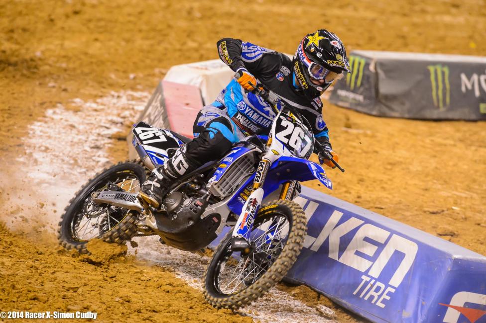 This is Anthony Rodriguez. This was his first pro race. He was fast.