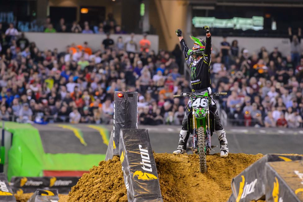 Cianciarulo joined a short list to win their first career 250SX race.