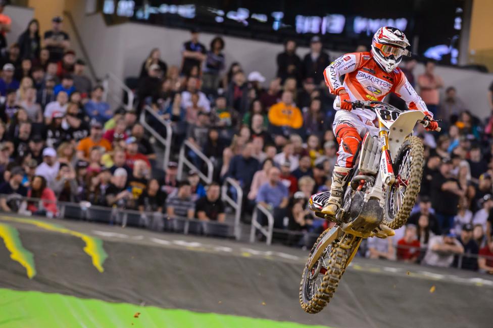 Mike Alessi finished 19th following a huge crash in practice.  