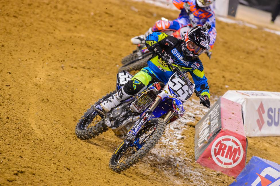 Alex Martin finished inside the top ten in his return to Monster Energy Supercross.  