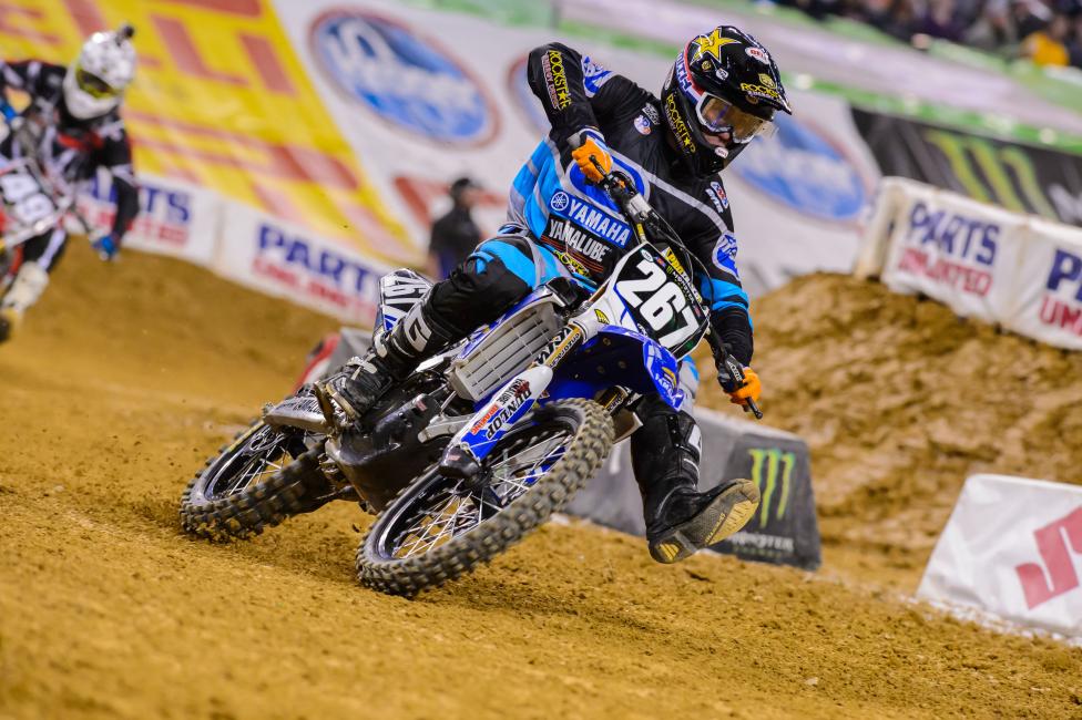 A-Rod was in podium position before crashing out.  