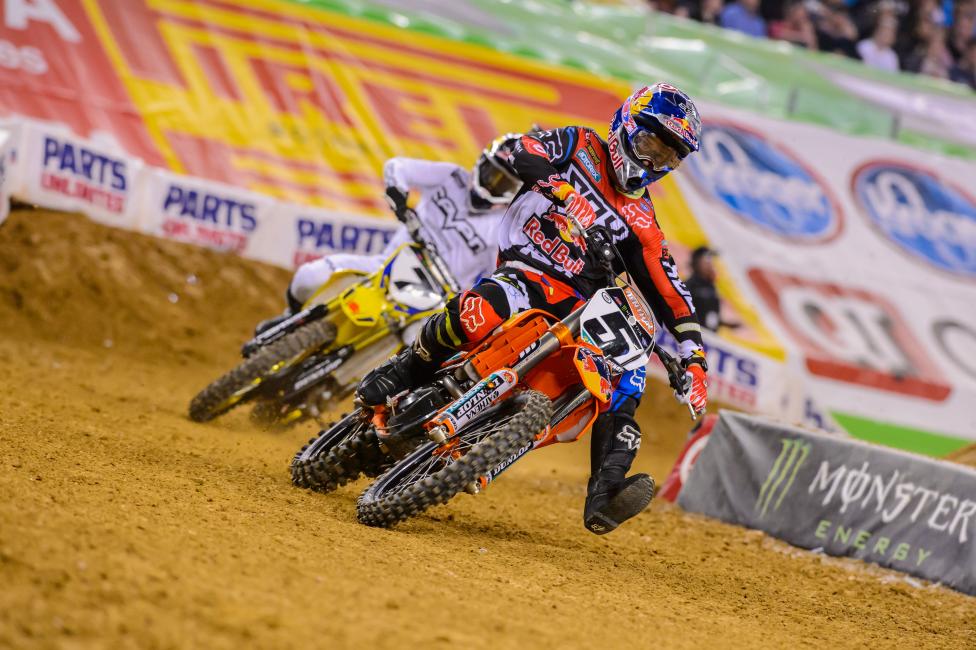 Ryan Dungey heads to Atlanta still looking for his first win of the season.  