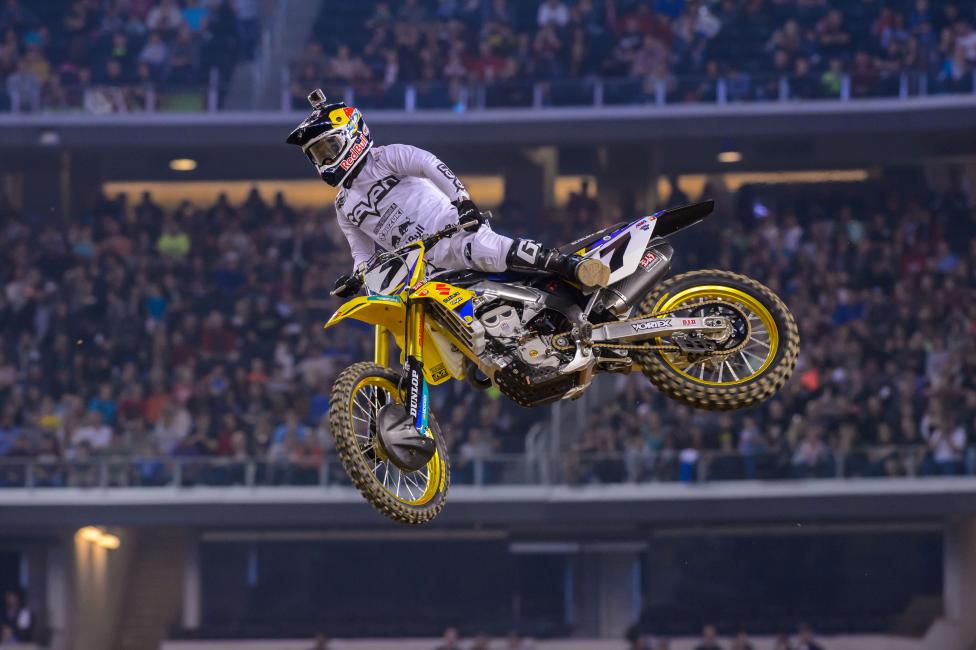 James Stewart trails the GOAT by one win on the all-time SX win list. 