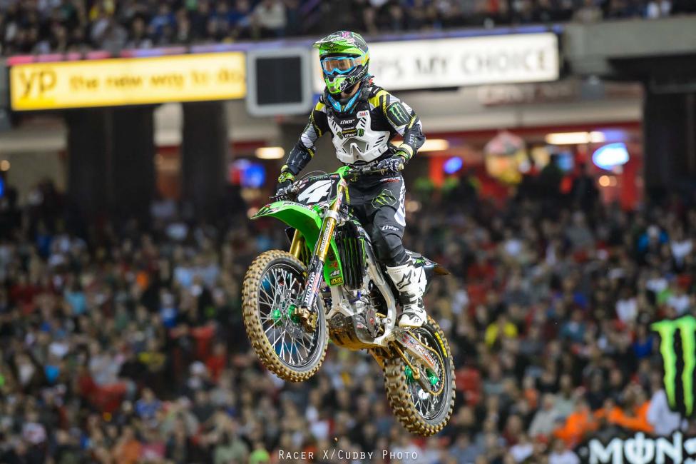 Less noticed, but still solid was the Davalos and Cianciarulo teammate, Blake Baggett. A terrible start in the main saw him outside the top ten but he charged back up to salvage fifth.