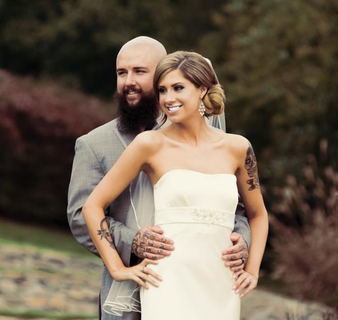 Josh and his wife Lindsay.