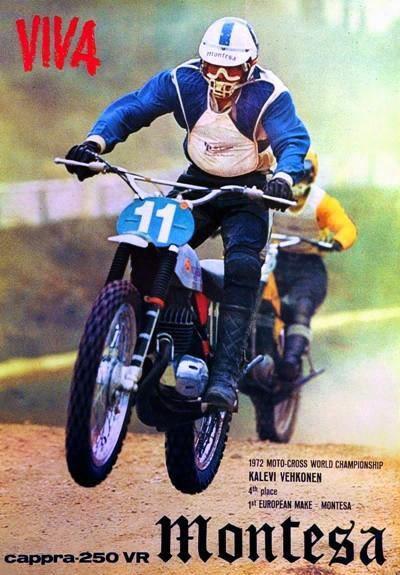 Kalevi Vehkonen did not win the 250cc World Championships in 1972, but Montesa was stoked to be the 