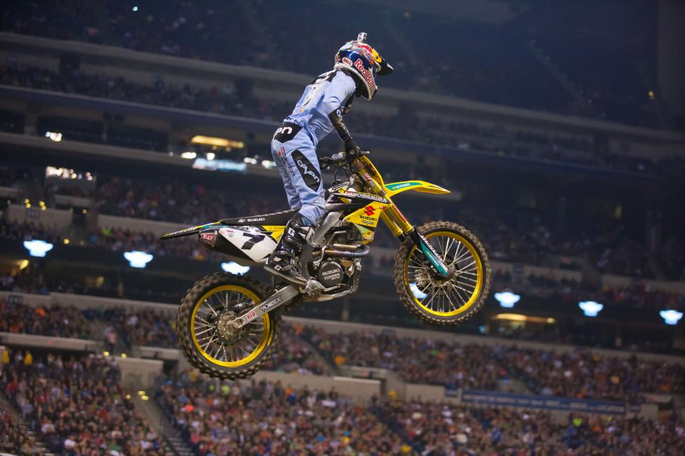 James Stewart was never in contention after the first turn, finishing the night seventh.