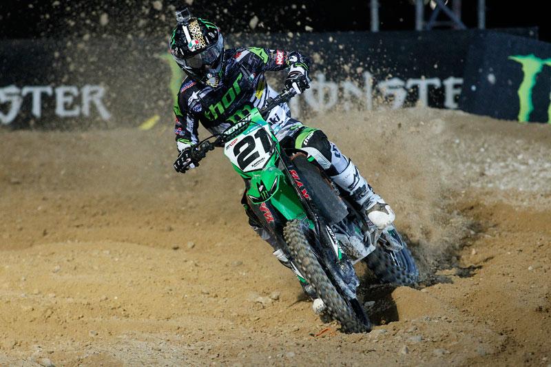 Paulin didn't get a great start in moto one, but bounced back to win moto two and take the overall.