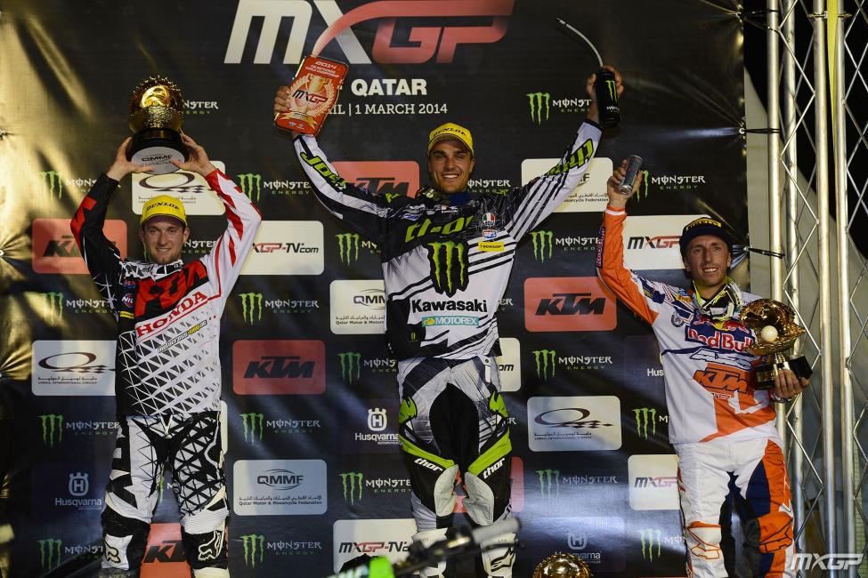 Nagl, Paulin and Cairoli on the box.