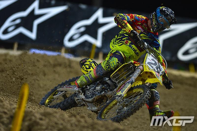 Remember Desalle going down in the final moto of the 'Nations? He's still working his way back from that shoulder injury but salvaged some points.