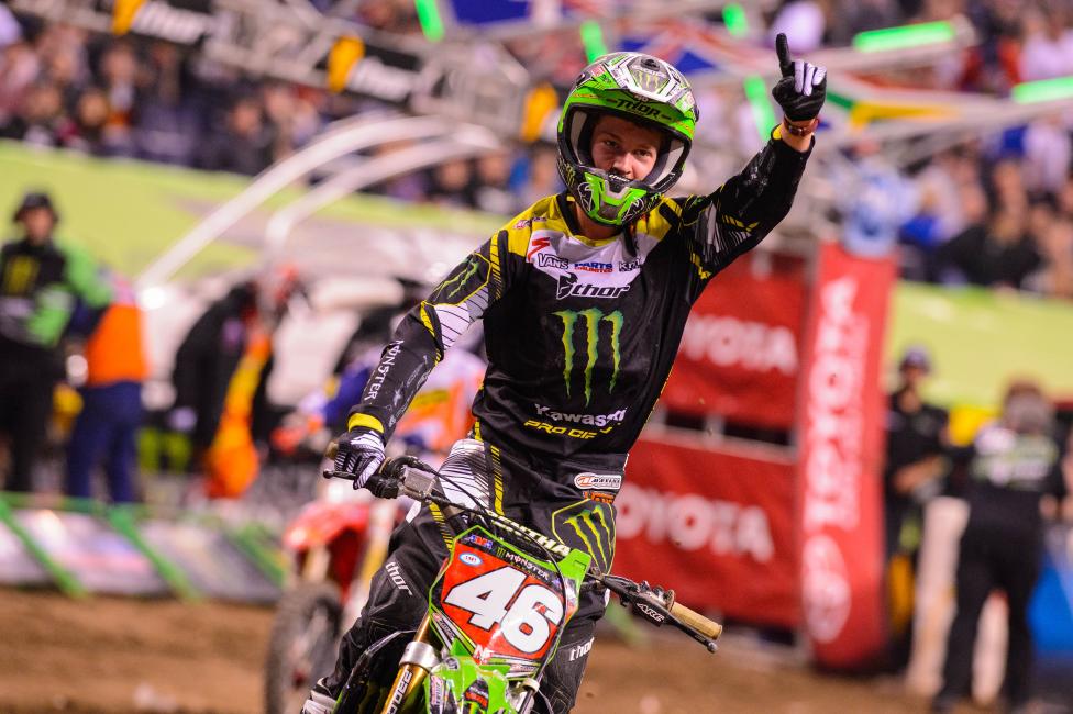 Adam Cianciarulo won for the second time in 2014 on Saturday.