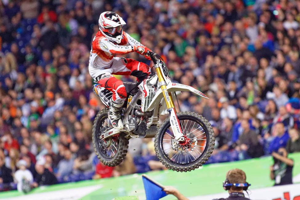 Alessi was in line for his first podium since 2009 in Indy before ... 