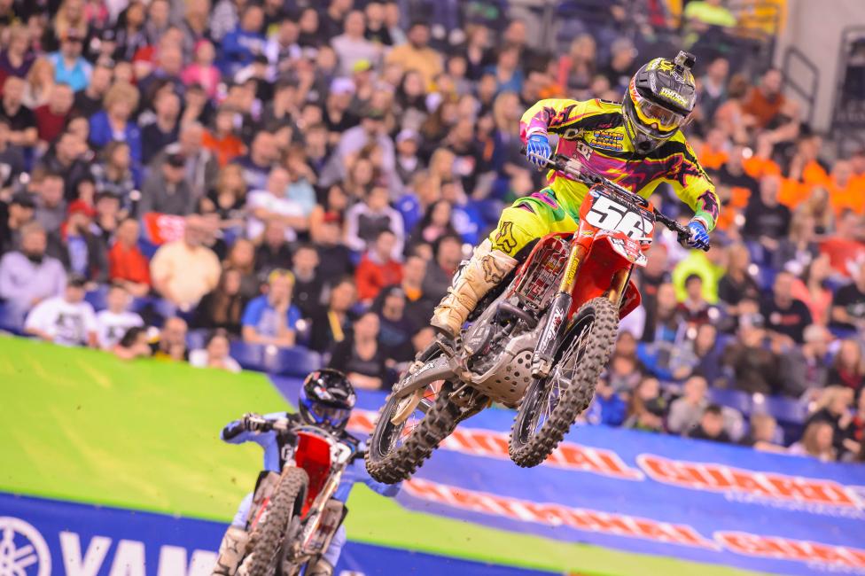 Jimmy D has been strong early in the 250SX East Region. 