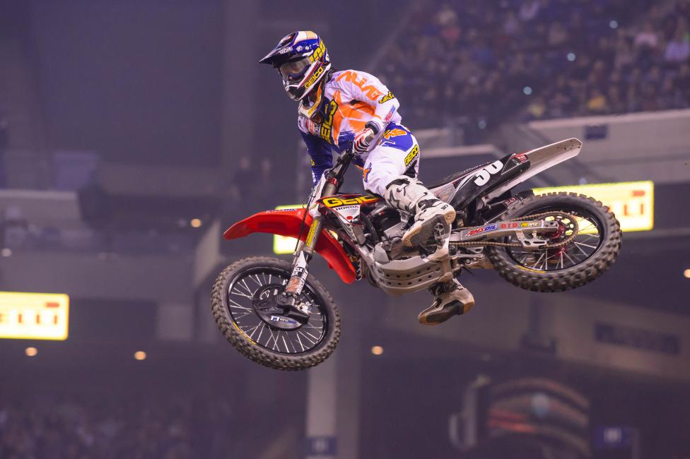 The tough Indy track got the best of Blake Wharton Saturday. 