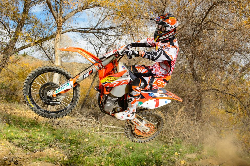Kailub Russell will carry the GNCC #1 plate into competition this Sunday in Florida.