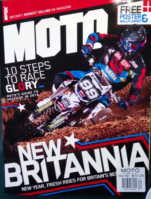 Max Anstie on the cover of our favorite British moto magazine, MOTO.