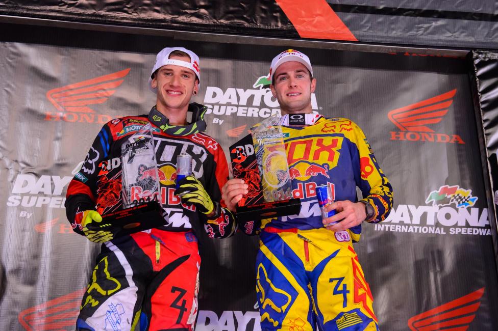 Red Bull KTM rounded out the podium with a 2-3 performance. 