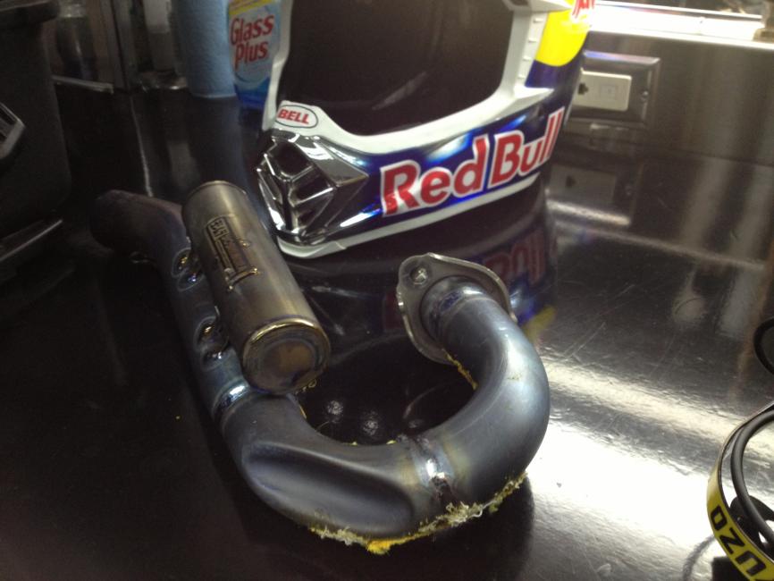 The aftermath of the James Stewart crash.  