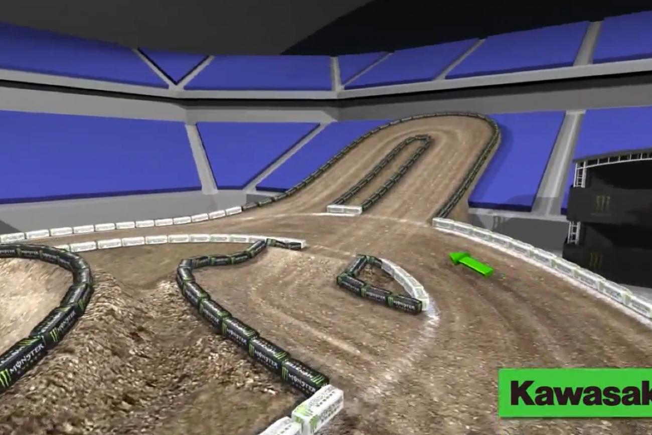 Animated Track Map: Detroit