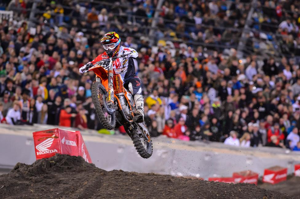 Andrew Short had his best finish of the season Saturday. 