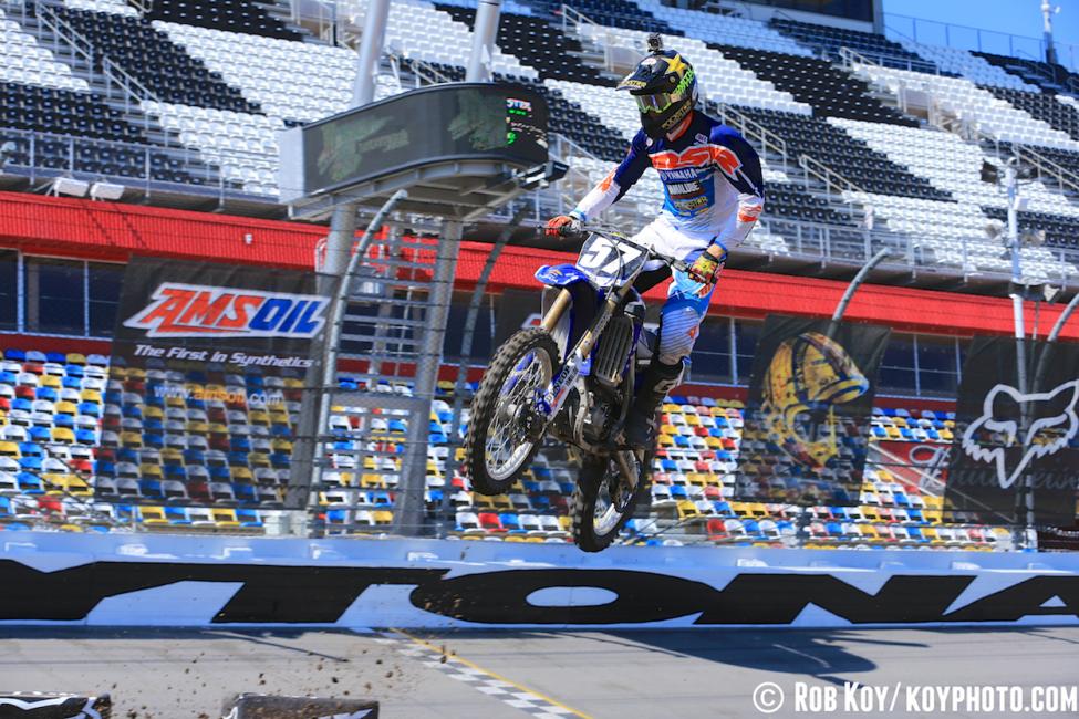 Aaron Plessinger chose to race Daytona's Ricky Carmichael Amateur Supercross, which is a big deal.