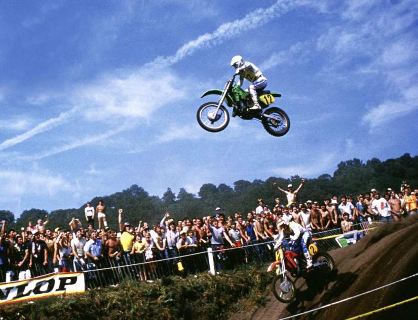 Georges Jobe’s extraordinary leap at Hawkstone Park in 1984. 