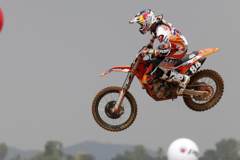 No problems for race winner Jeffrey Herlings in Thailand. 