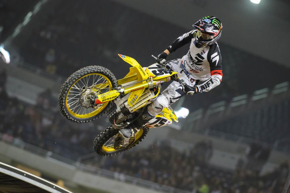 Soaring Eagle Casino RCH riders Josh Hill and Broc Tickle had a big night in front of their sponsors.  