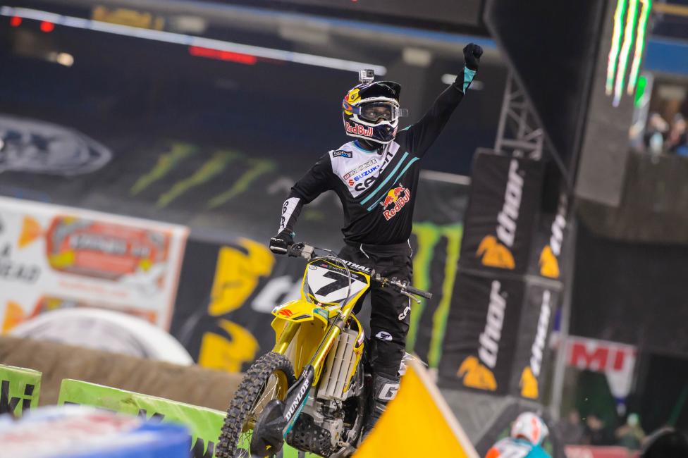 James Stewart won his fourth race of the season Saturday. 