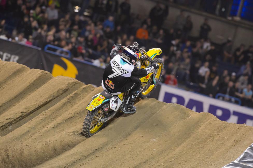 Stewart is now second all-time in supercross wins.  
