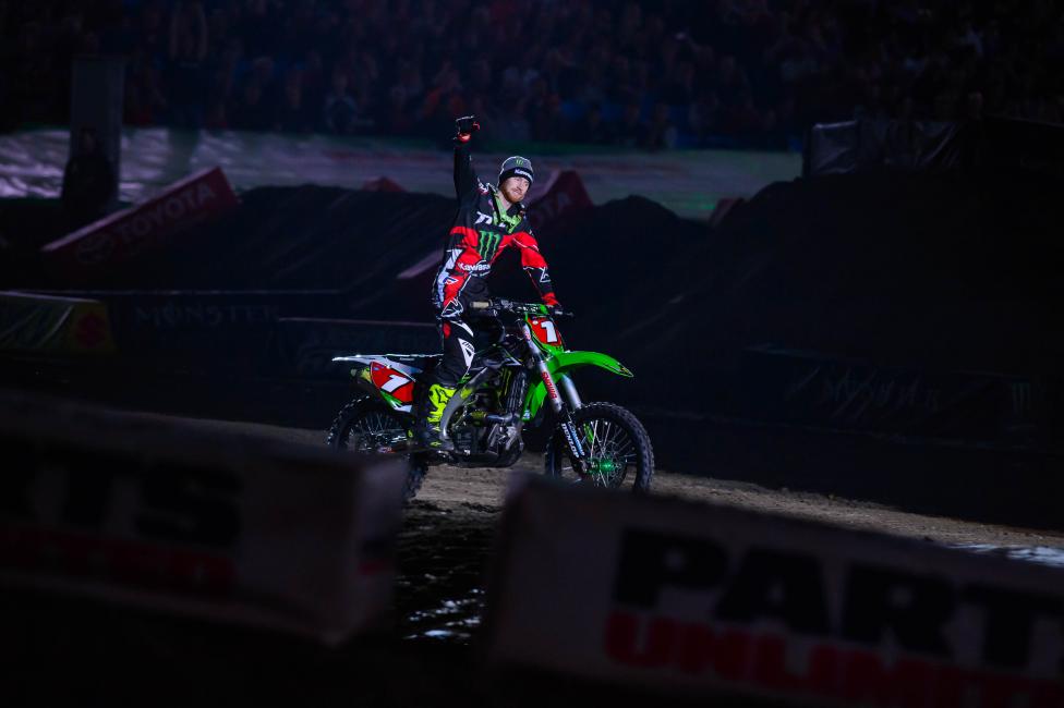 Everything was still up in the air before RV came out for opening ceremonies. 