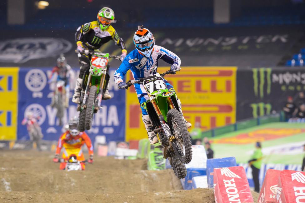 Matt Lemoine found the podium for the first time in his career Saturday.  