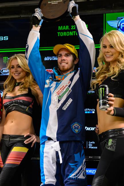 Matt Lemoine captured his first career podium in Toronto.  